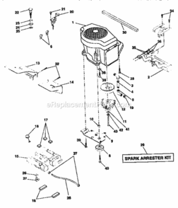 Part Location Diagram of 138486 Craftsman Baffle