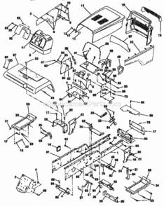 Part Location Diagram of 142132 Craftsman Bracket Support