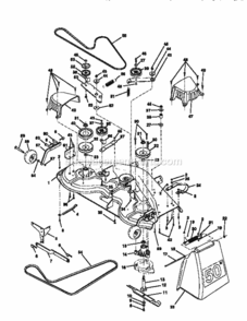 Page J Diagram and Parts List for 917250262  Craftsman Lawn Tractor