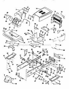 Part Location Diagram of 145053 Craftsman Lower Dash
