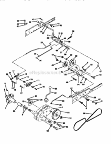Page C Diagram and Parts List for 917250262  Craftsman Lawn Tractor