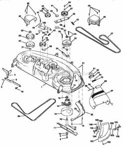 Page J Diagram and Parts List for 917250270  Craftsman Lawn Tractor