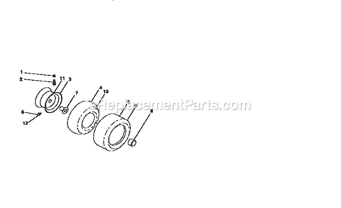Page G Diagram and Parts List for 917250270  Craftsman Lawn Tractor