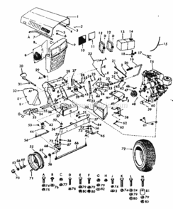 Part Location Diagram of 626A267 Craftsman Belt Guide