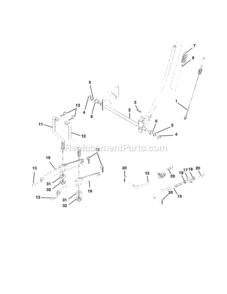 Page I Diagram and Parts List for 917250370  Craftsman Lawn Tractor