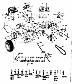 Page B Diagram and Parts List for 91725041  Craftsman Lawn Tractor
