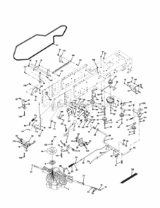 Page C Diagram and Parts List for 917250420  Craftsman Lawn Tractor