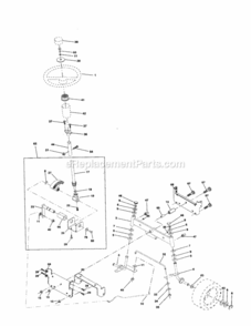 Page D Diagram and Parts List for 917250420  Craftsman Lawn Tractor