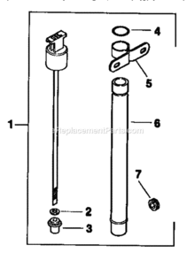 Part Location Diagram of X-25-44 Craftsman Washer, Plain 5/16