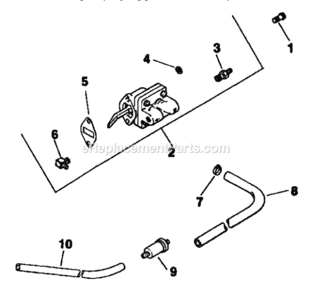 Part Location Diagram of X-426-9 Craftsman Clamp, Hose