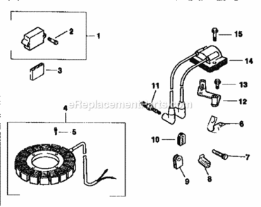 Part Location Diagram of 2575503 Craftsman Kit, Rectifier, Regulator