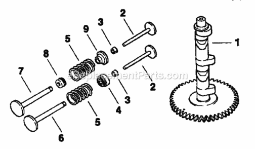 Part Location Diagram of 5201708 Craftsman Valve, Intake