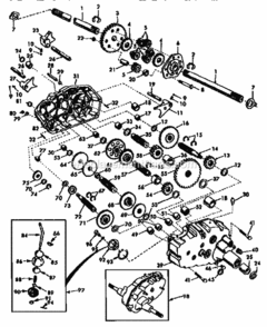 Page K Diagram and Parts List for 917250481  Craftsman Lawn Tractor