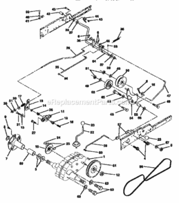 Page C Diagram and Parts List for 917250481  Craftsman Lawn Tractor
