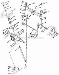 Page D Diagram and Parts List for 917250481  Craftsman Lawn Tractor