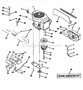 Part Location Diagram of 146412 Craftsman Engine