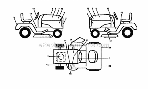 Part Location Diagram of 52-113-50 Craftsman Engine Decal