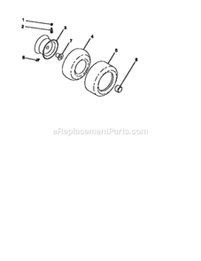 Page H Diagram and Parts List for 917250481  Craftsman Lawn Tractor