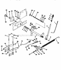 Page I Diagram and Parts List for 917250481  Craftsman Lawn Tractor