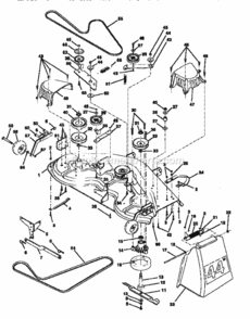 Page J Diagram and Parts List for 917250482  Craftsman Lawn Tractor