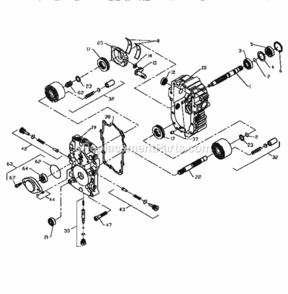 Page L Diagram and Parts List for 917250490  Craftsman Lawn Tractor