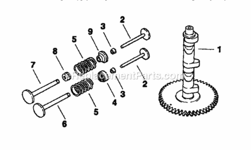 Page AE Diagram and Parts List for 917250490  Craftsman Lawn Tractor