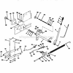 Page I Diagram and Parts List for 917250490  Craftsman Lawn Tractor