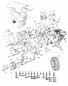 Part Location Diagram of 809R Craftsman Tank Strap