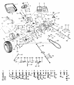 Part Location Diagram of 3197P Craftsman Bolt Hex Fin