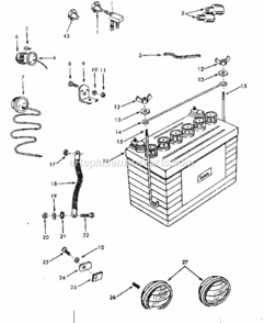 Part Location Diagram of 9267H Craftsman Knob