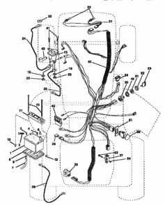 Page A Diagram and Parts List for 917250520  Craftsman Lawn Tractor