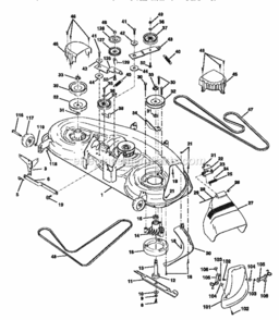 Page J Diagram and Parts List for 917250520  Craftsman Lawn Tractor
