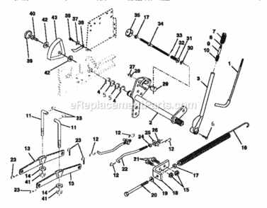 Page I Diagram and Parts List for 917250520  Craftsman Lawn Tractor