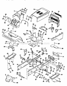 Page D Diagram and Parts List for 917250540  Craftsman Lawn Tractor