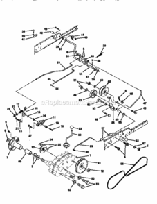 Page E Diagram and Parts List for 917250540  Craftsman Lawn Tractor