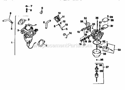 Page V Diagram and Parts List for 917250541  Craftsman Lawn Tractor