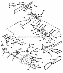 Page E Diagram and Parts List for 917250541  Craftsman Lawn Tractor