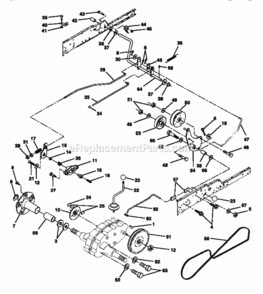 Page C Diagram and Parts List for 917250551  Craftsman Lawn Tractor