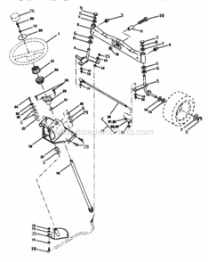 Page D Diagram and Parts List for 917250551  Craftsman Lawn Tractor