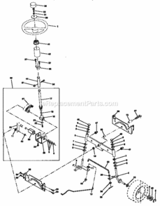 Page D Diagram and Parts List for 917250571  Craftsman Lawn Tractor