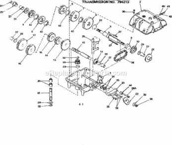 Page G Diagram and Parts List for 917250740  Craftsman Lawn Tractor
