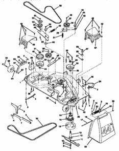 Page J Diagram and Parts List for 917250770  Craftsman Lawn Tractor