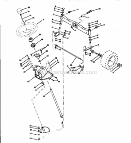 Page F Diagram and Parts List for 917250781  Craftsman Lawn Tractor