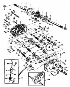 Page K Diagram and Parts List for 917250790  Craftsman Lawn Tractor