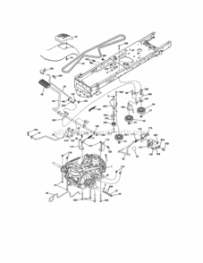 Part Location Diagram of 580401501 Husqvarna Sub.asm.shaft