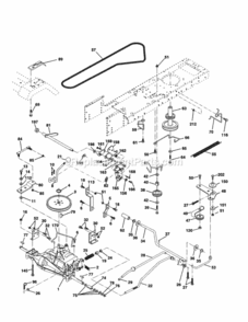 Page C Diagram and Parts List for 917250840  Craftsman Lawn Tractor