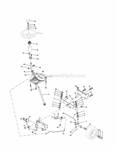 Page D Diagram and Parts List for 917250840  Craftsman Lawn Tractor
