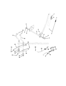 Page I Diagram and Parts List for 917250840  Craftsman Lawn Tractor