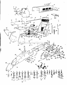 Part Location Diagram of 634A105 Craftsman Engine Mount