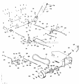 Page B Diagram and Parts List for 917251020  Craftsman Lawn Mower